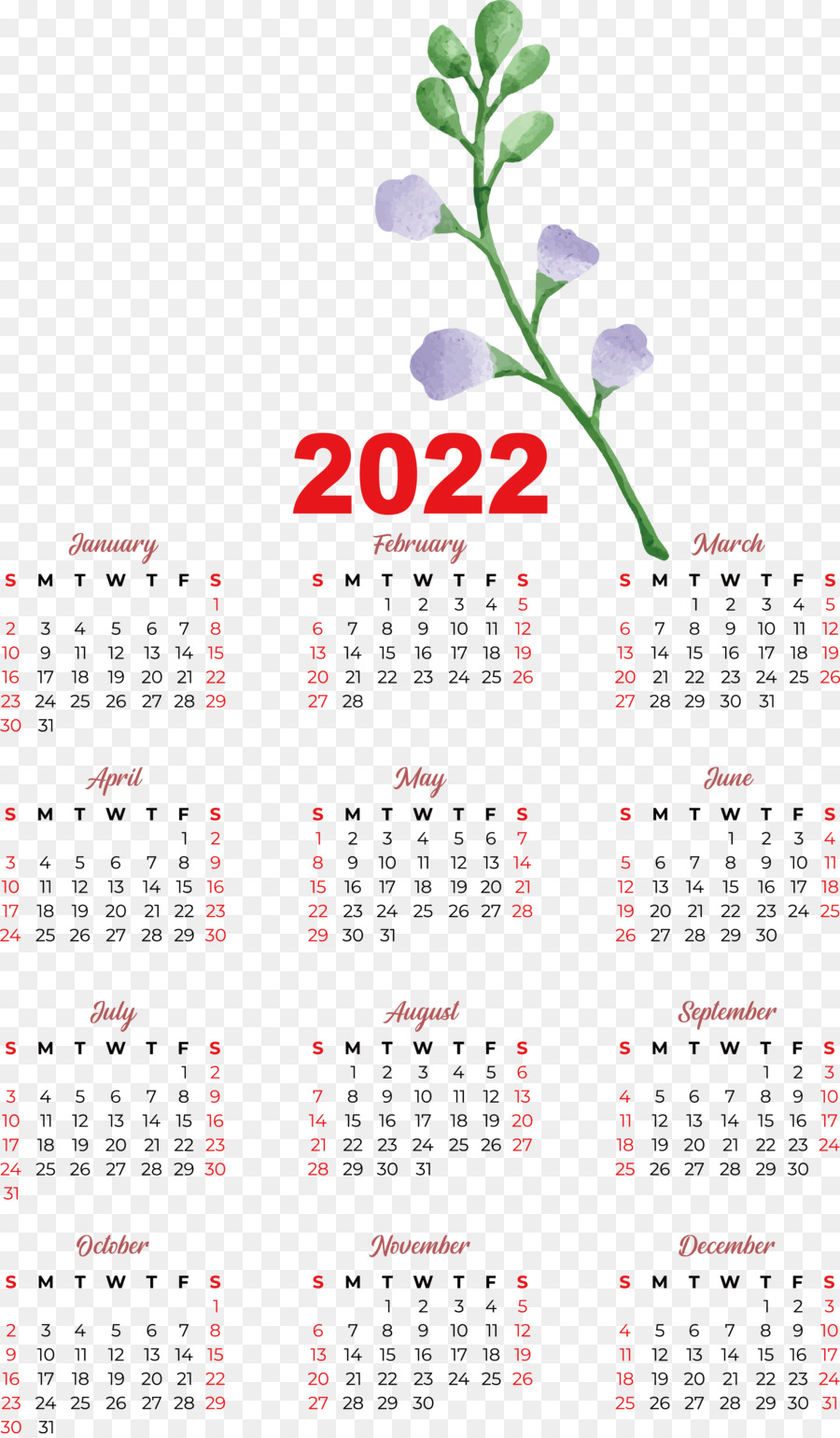 Календарь 2024 года，даты PNG