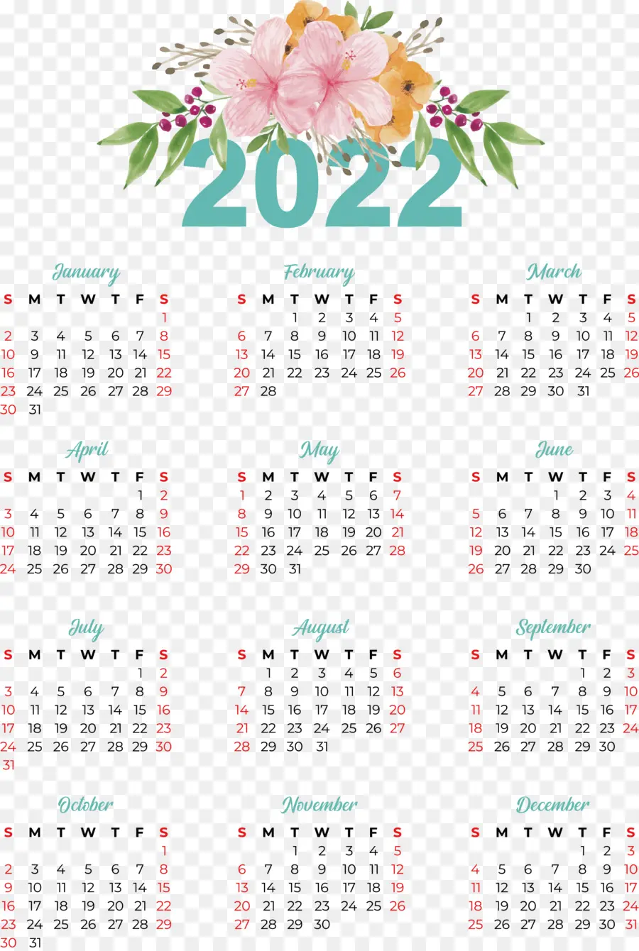 Календарь，С новым годом рисунок PNG
