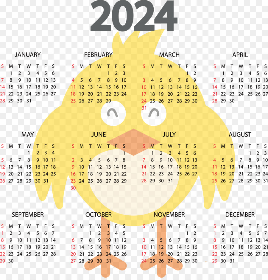 календарь января，Календарь PNG