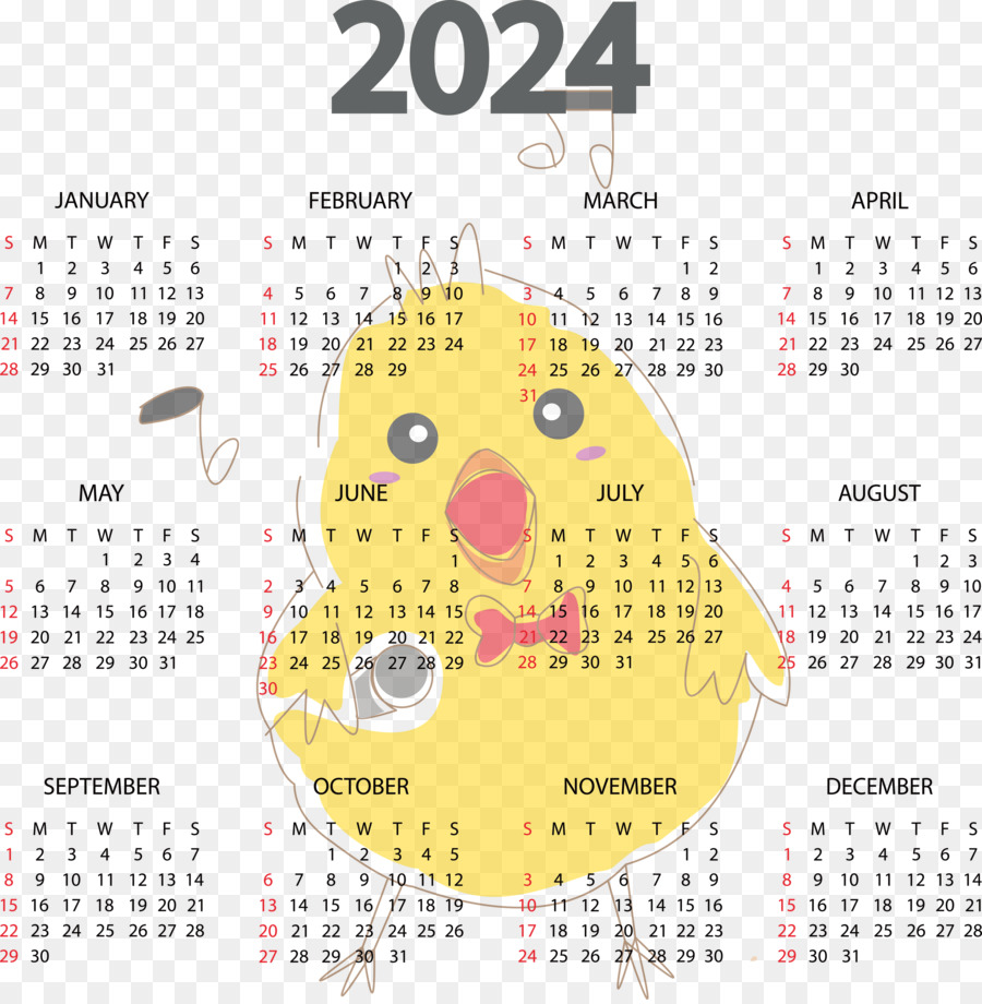 Календарь，календарный год PNG