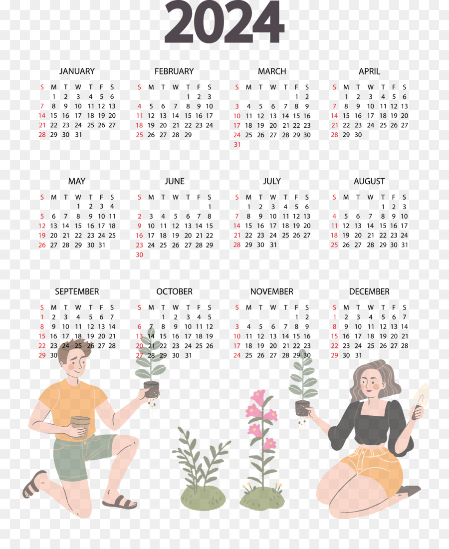 Календарь，клип арт на осень PNG
