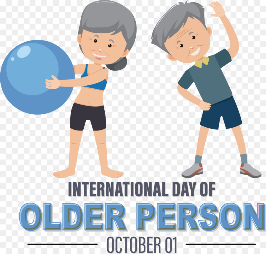 Международный день пожилых людей，бабушка день PNG
