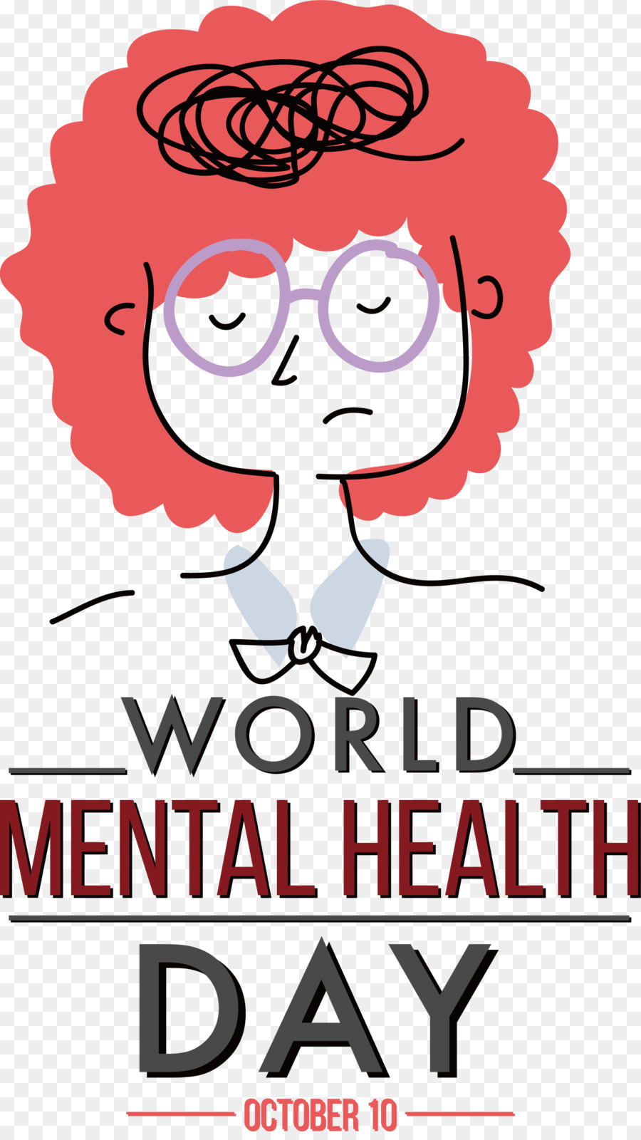 Всемирный день психического здоровья，психическое PNG