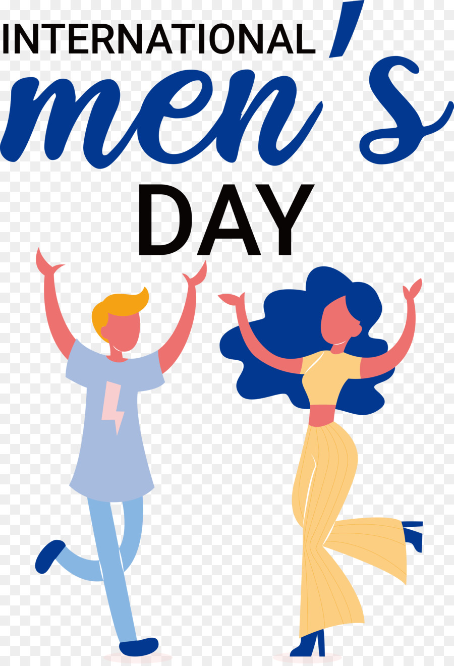 Международный день людей，мужской день PNG