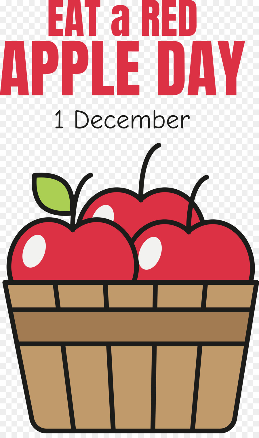 красное яблоко，День древонасаждения PNG