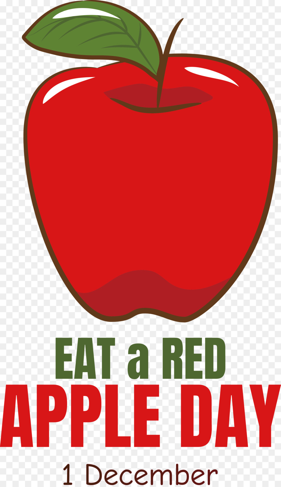 красное яблоко，День древонасаждения PNG