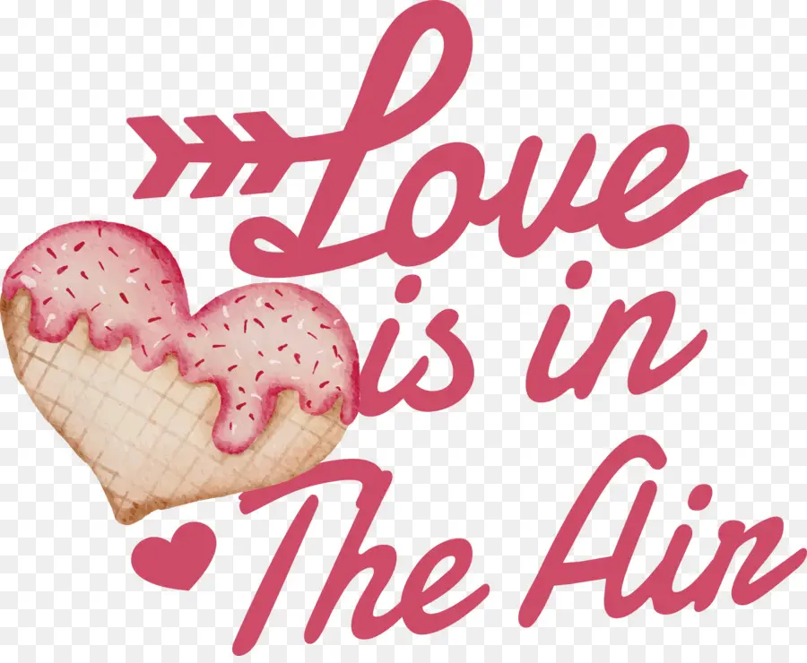 Valentines Day，любовь находится в воздухе PNG
