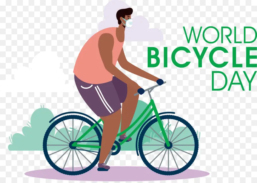 Всемирный день велосипеда，Велосипед День PNG