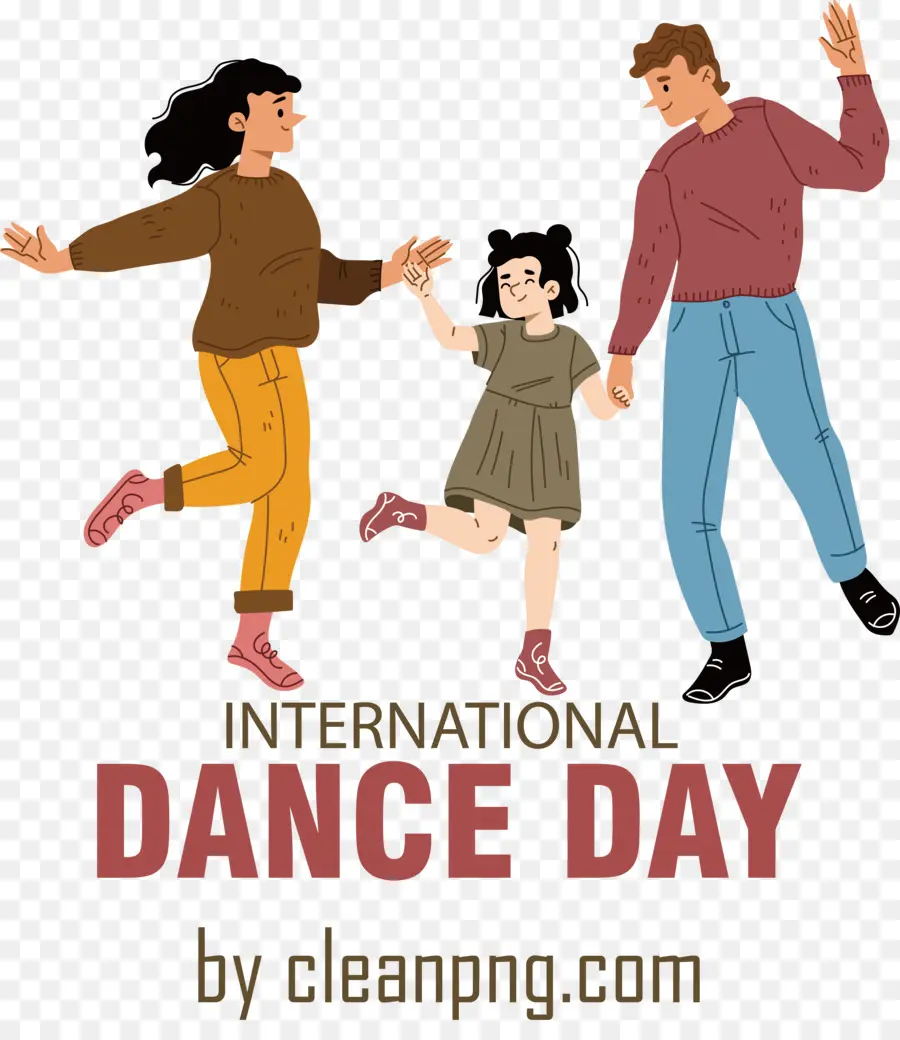 International Dance Day，День танца PNG