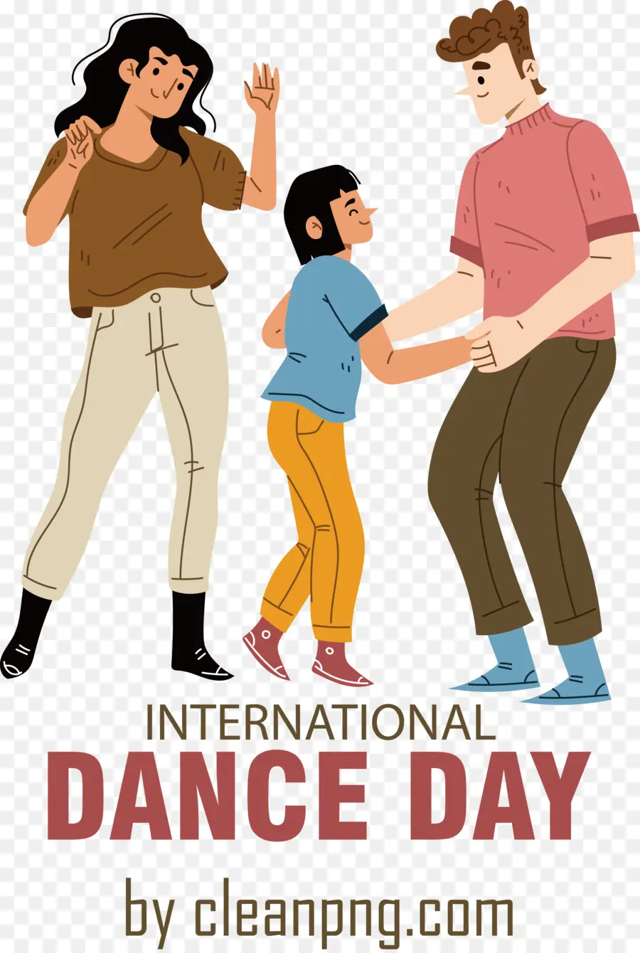 International Dance Day，День танца PNG