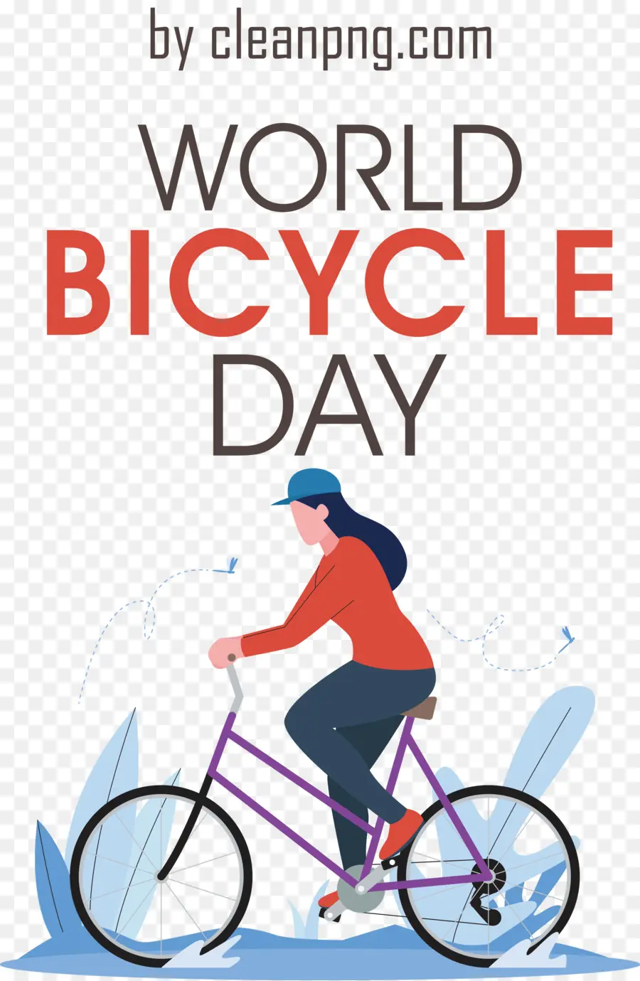 Всемирный день велосипеда，всемирный день велосипеда PNG