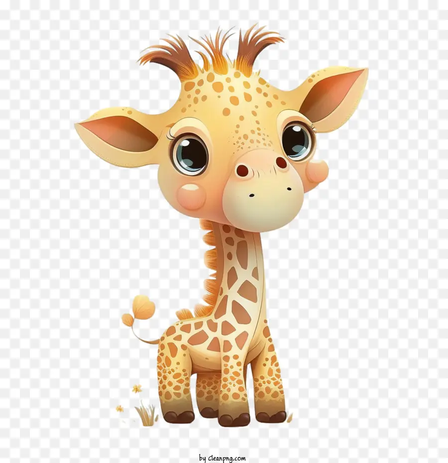 симпатичные жираф，Комби жираф PNG