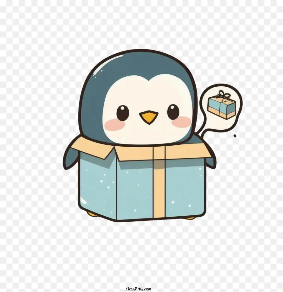Кавайи пингвин，мультфильм пингвин PNG