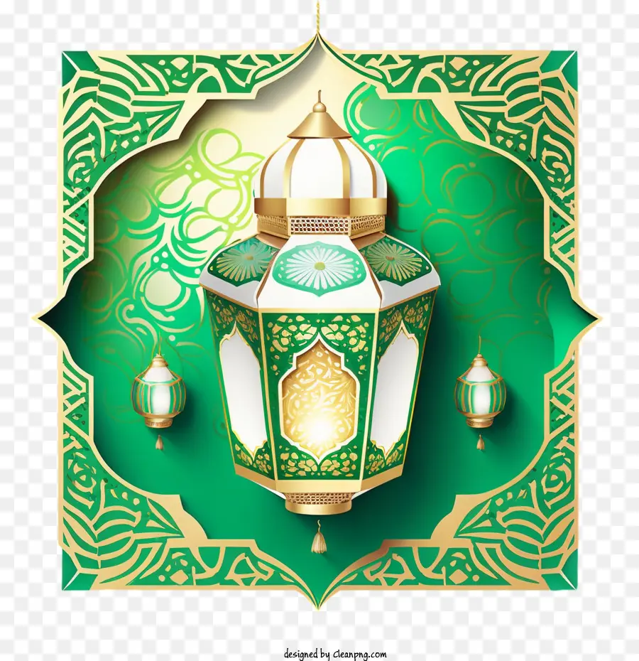 Исламская фонарь，Рамадан Карим PNG
