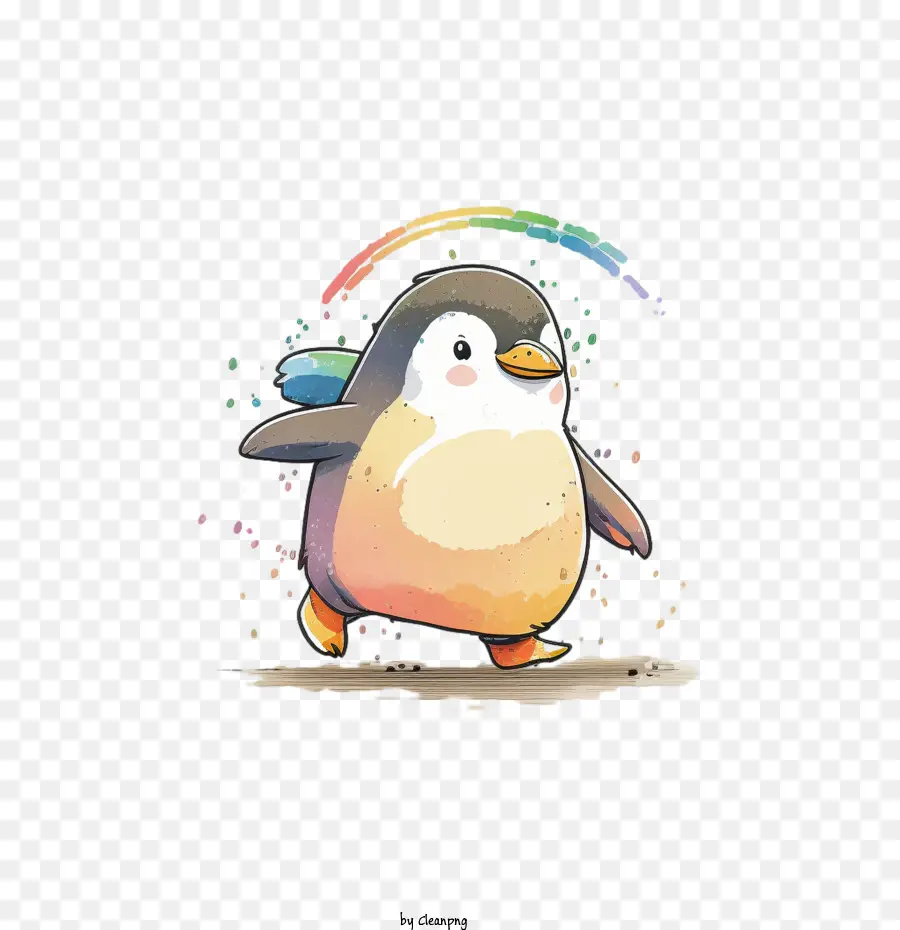 мультфильм пингвин，ребенок пингвина PNG