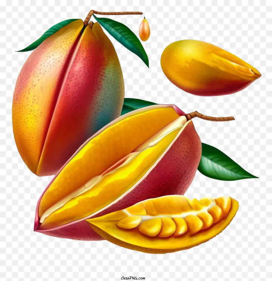 Манго，акварельный манго PNG