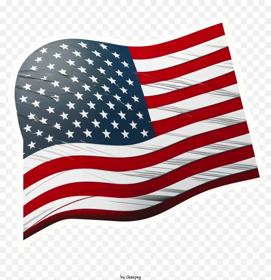 американский флаг，флаг США PNG