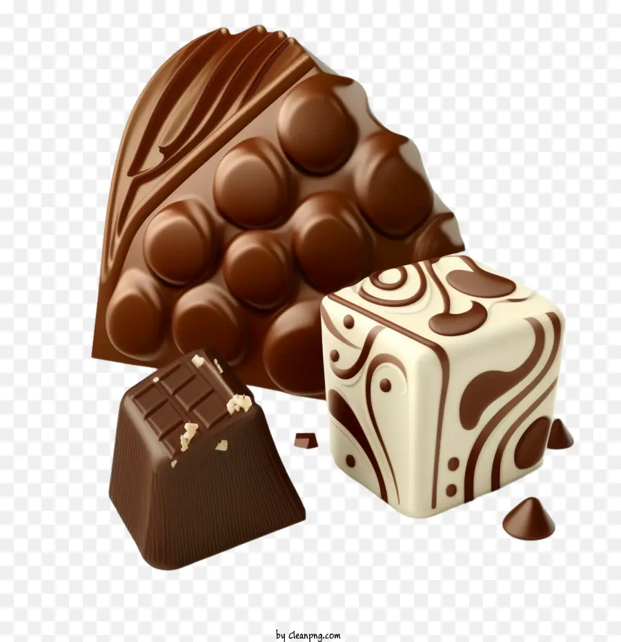 Сердечный шоколад，день шоколада PNG