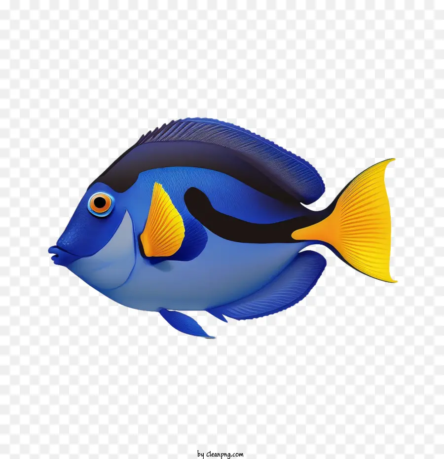мультфильм рыбы，Голубая рыба PNG