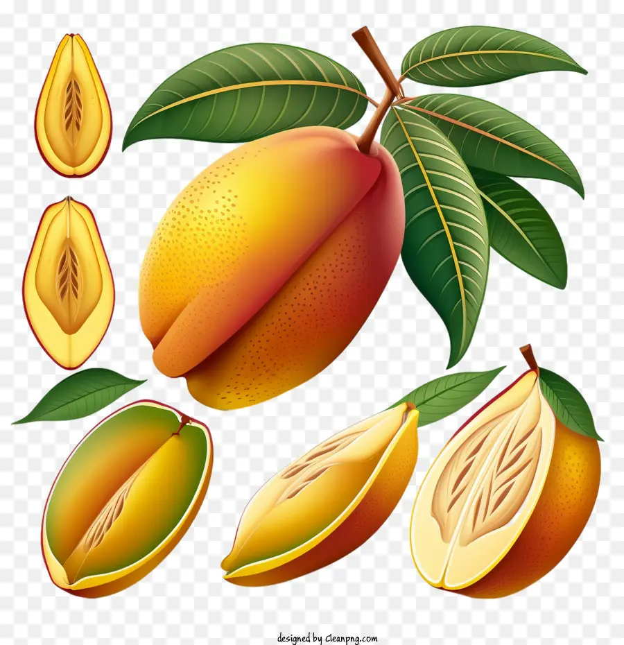 Ripe Mango，манго PNG
