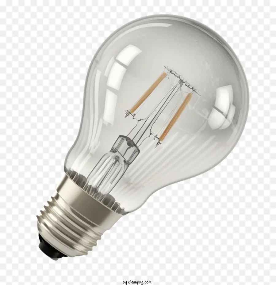 Реалистичная лампочка，3d лампочка PNG