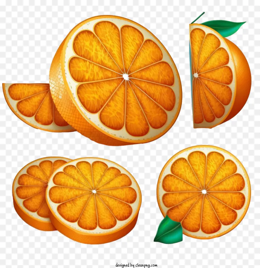 акварельный апельсин，оранжевый PNG