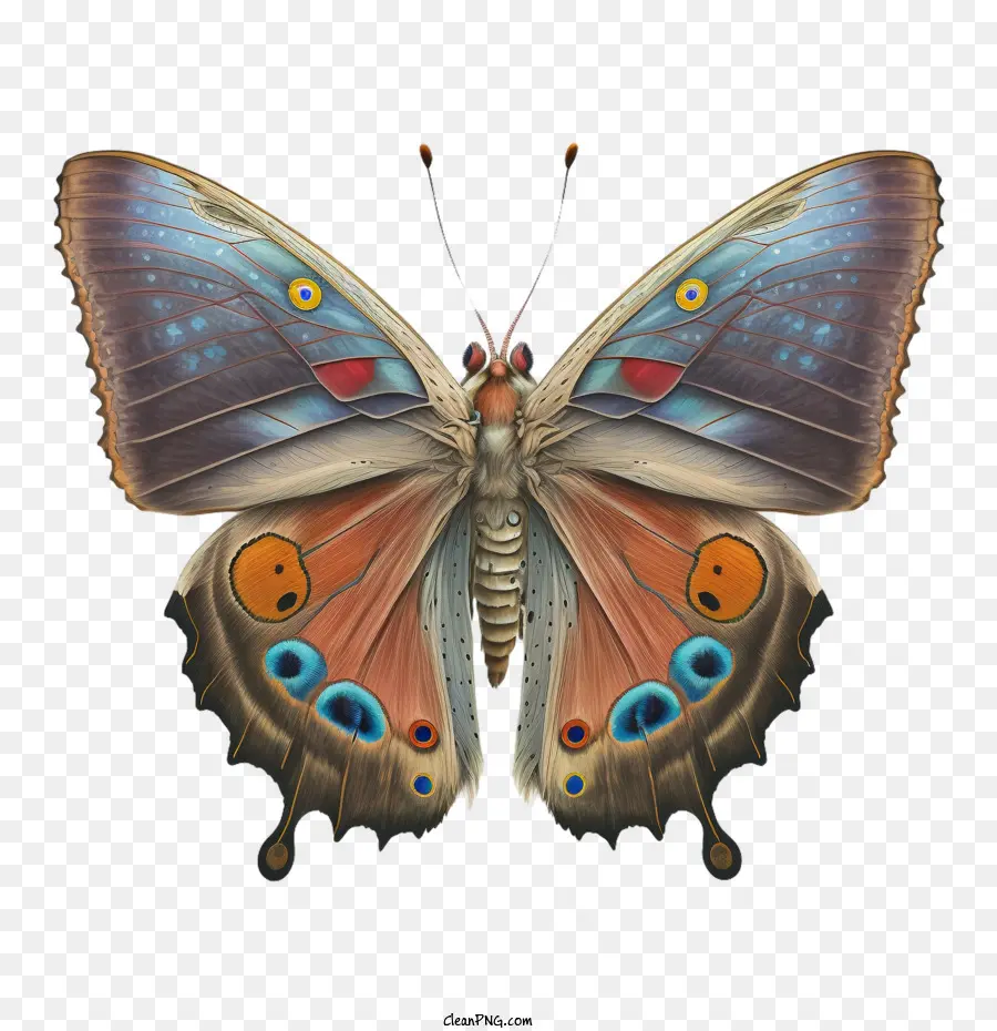 Бабочка，3d бабочки PNG