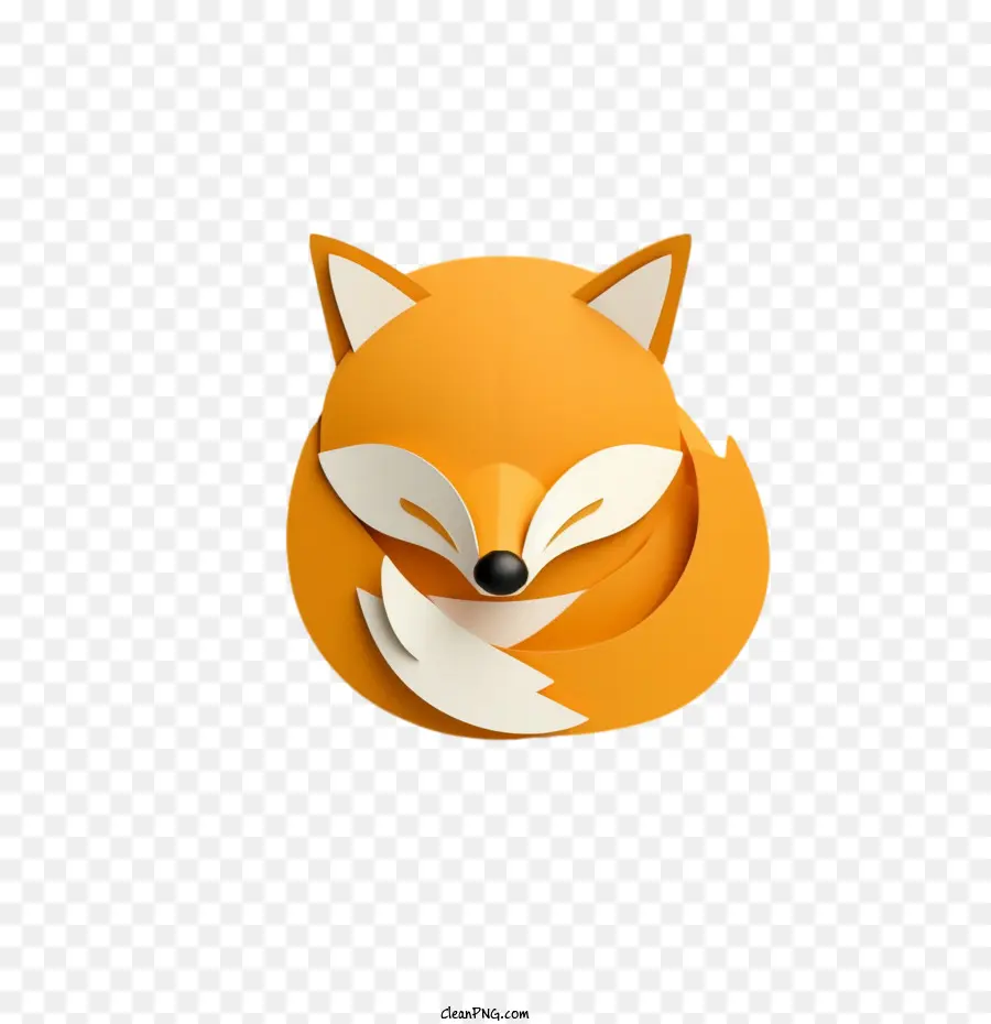 милый лиса，Fox Emoji PNG