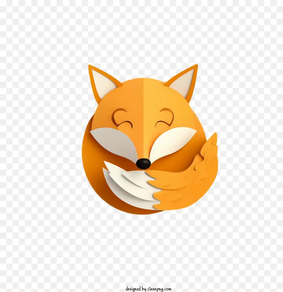 милый лиса，Fox Emoji PNG