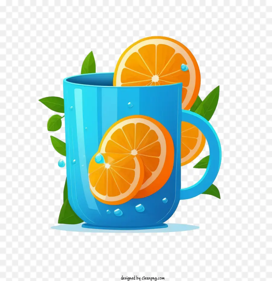 апельсиновый сок，Мультипликационный сок PNG