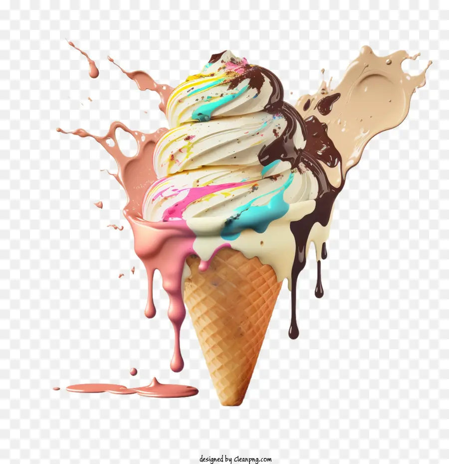 Мороженое，мороженое день PNG