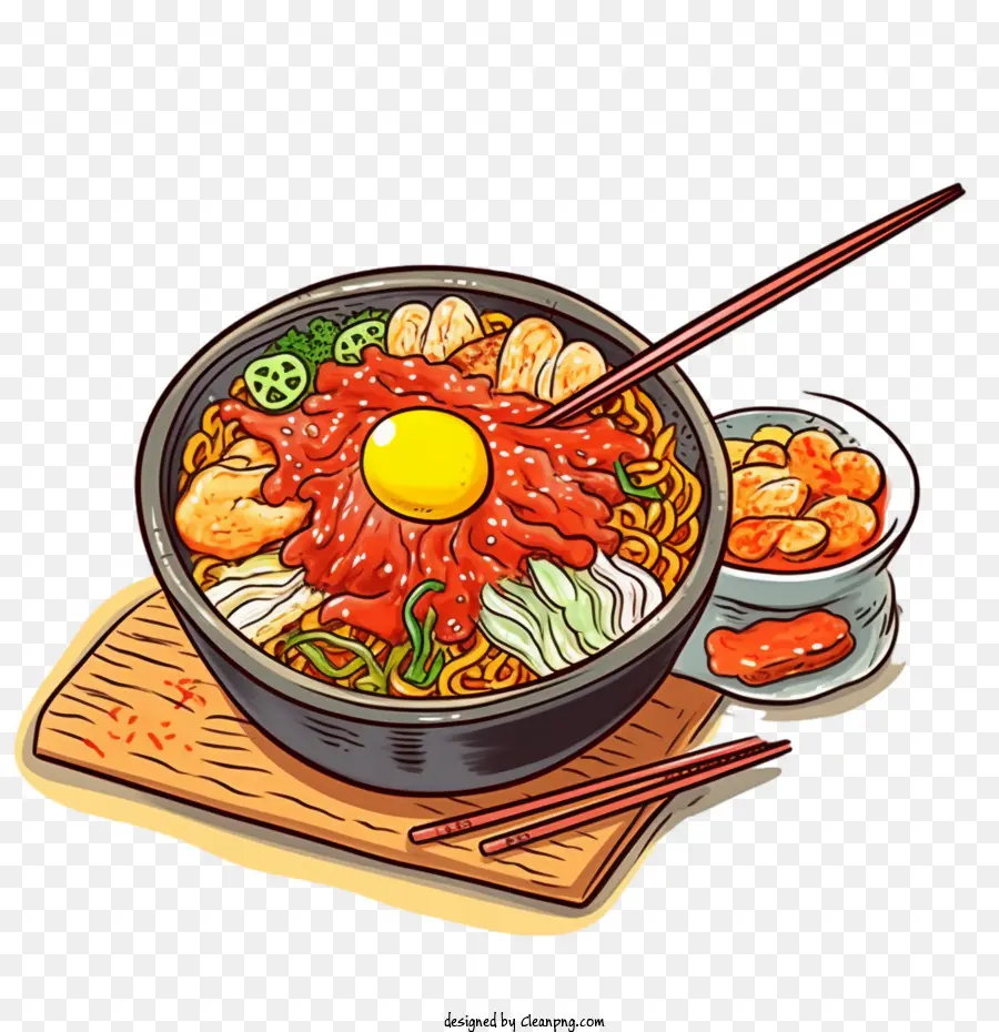 Корейская кулинарная еда，корейская еда PNG