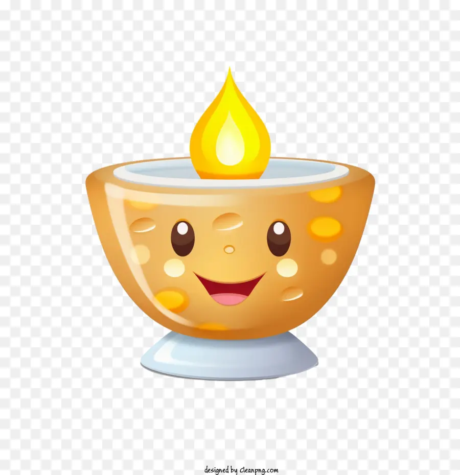 Diya Lamp Emoji，Лампа PNG
