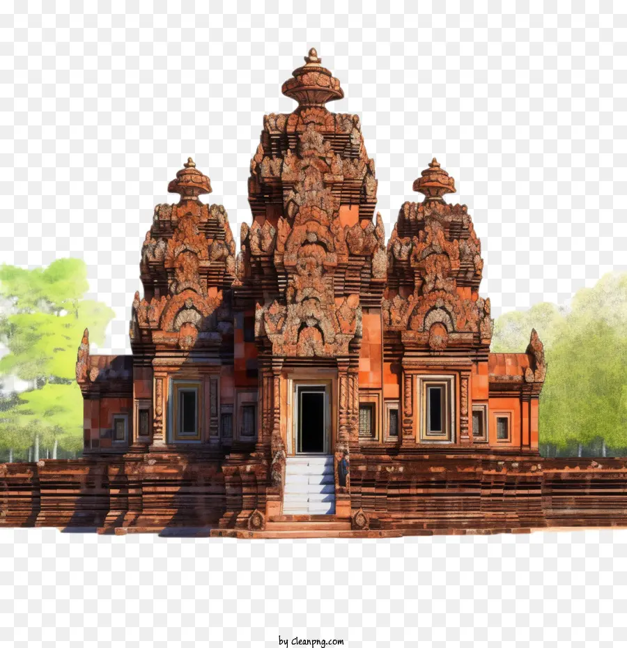 Камбоджа，древний храм PNG