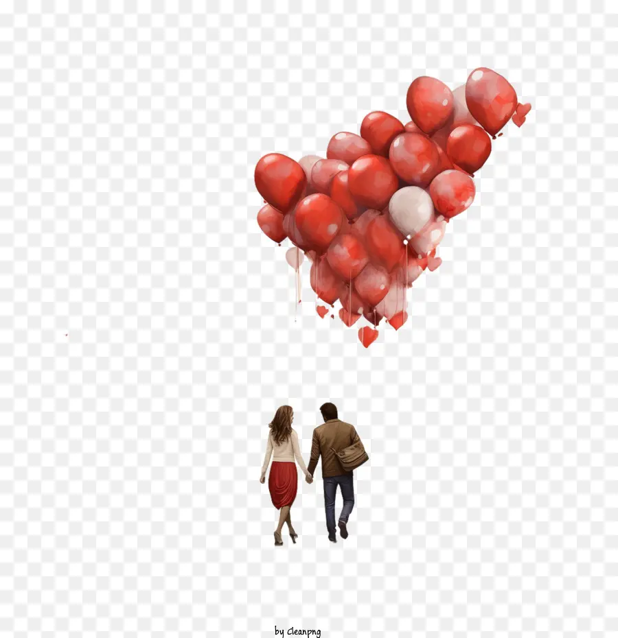 любовь，воздушные шары PNG