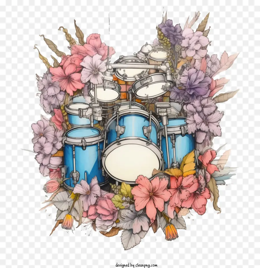 барабаны，музыкальный инструмент PNG
