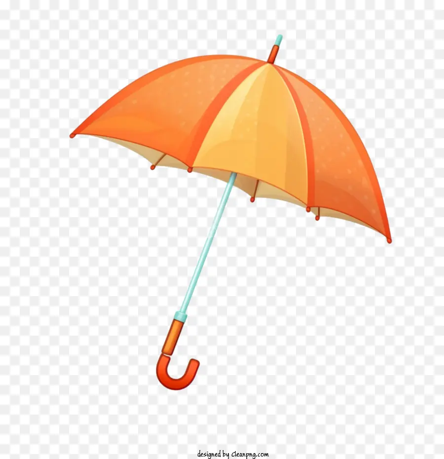 Зонтик，оранжевый PNG