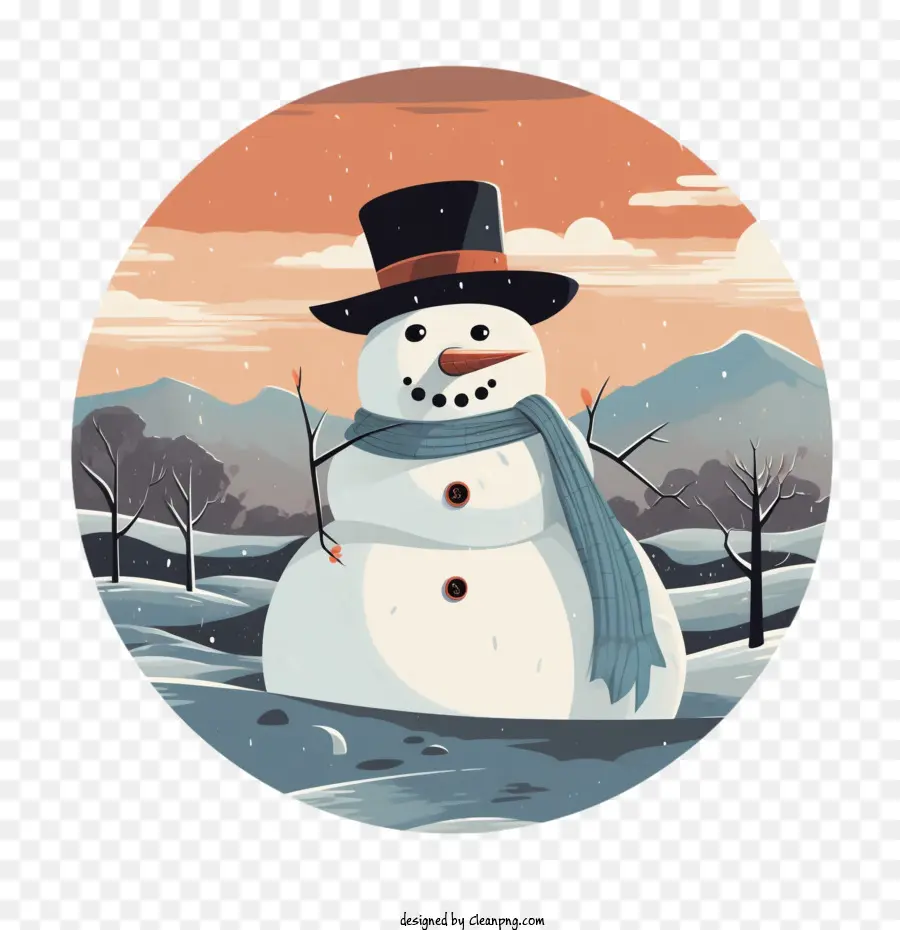 Снеговик，Зима PNG