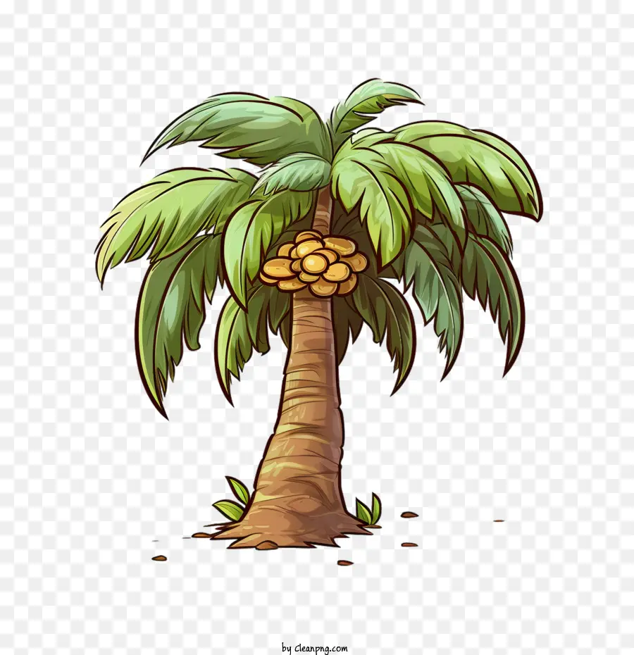 кокосовое дерево， PNG