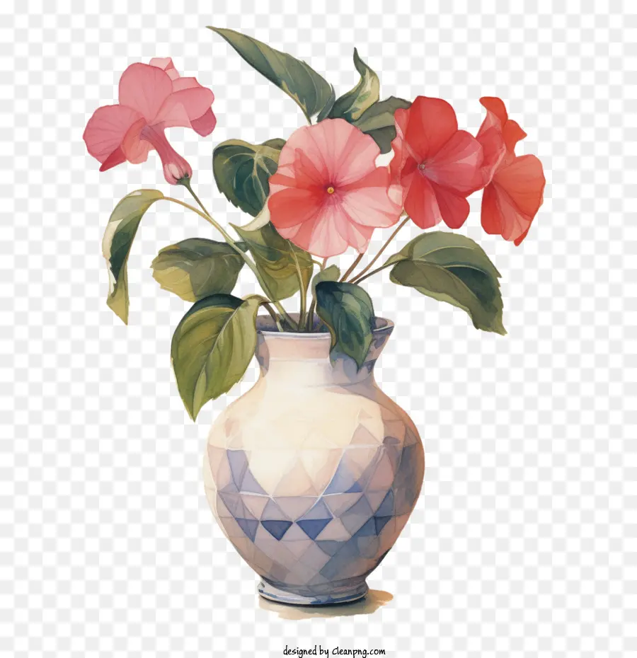 Использованный цветок，розовый PNG