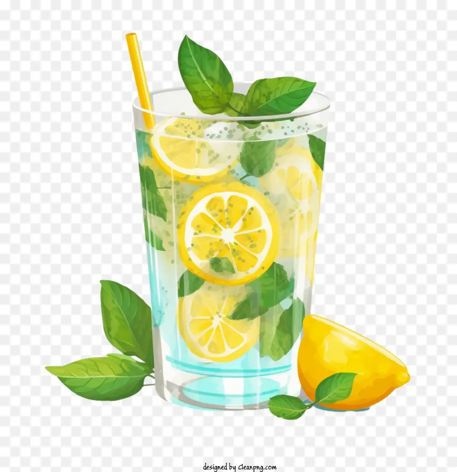 Лимонад напиток，Лимон PNG