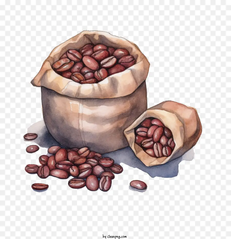 кофе в зернах，фасоль PNG