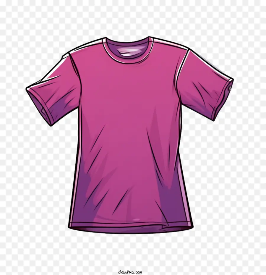 тенниска，Розовая футболка PNG