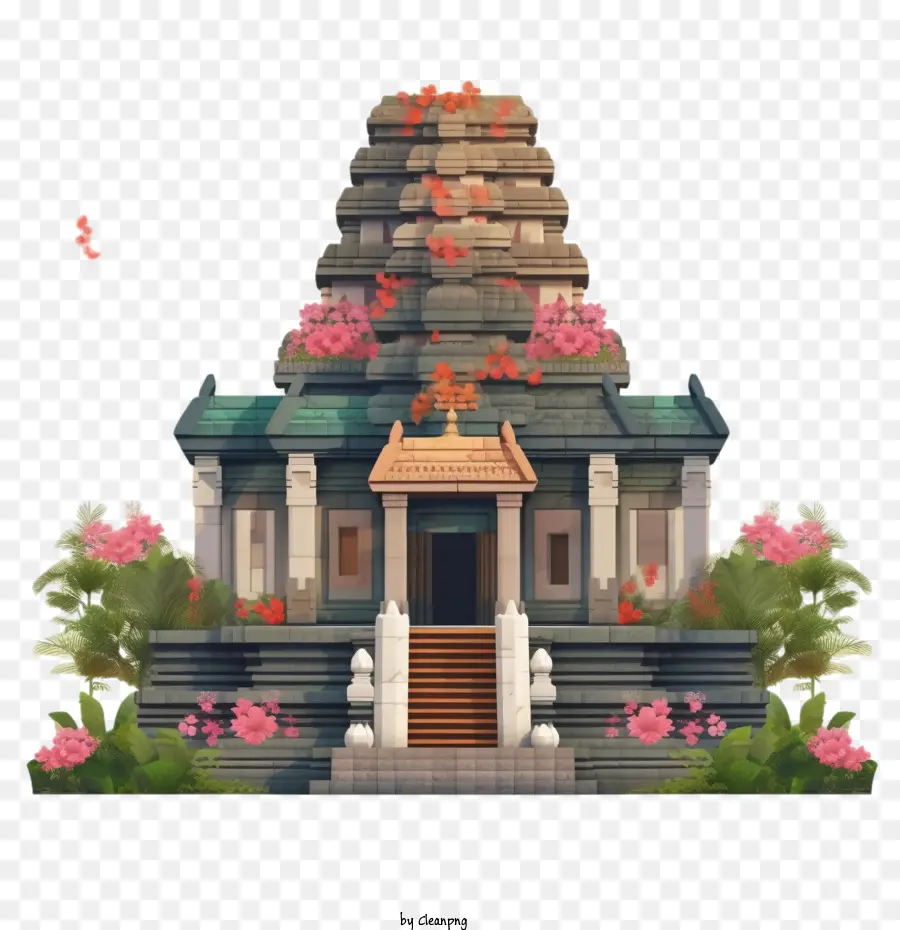 Камбоджа，Индуистский Храм PNG