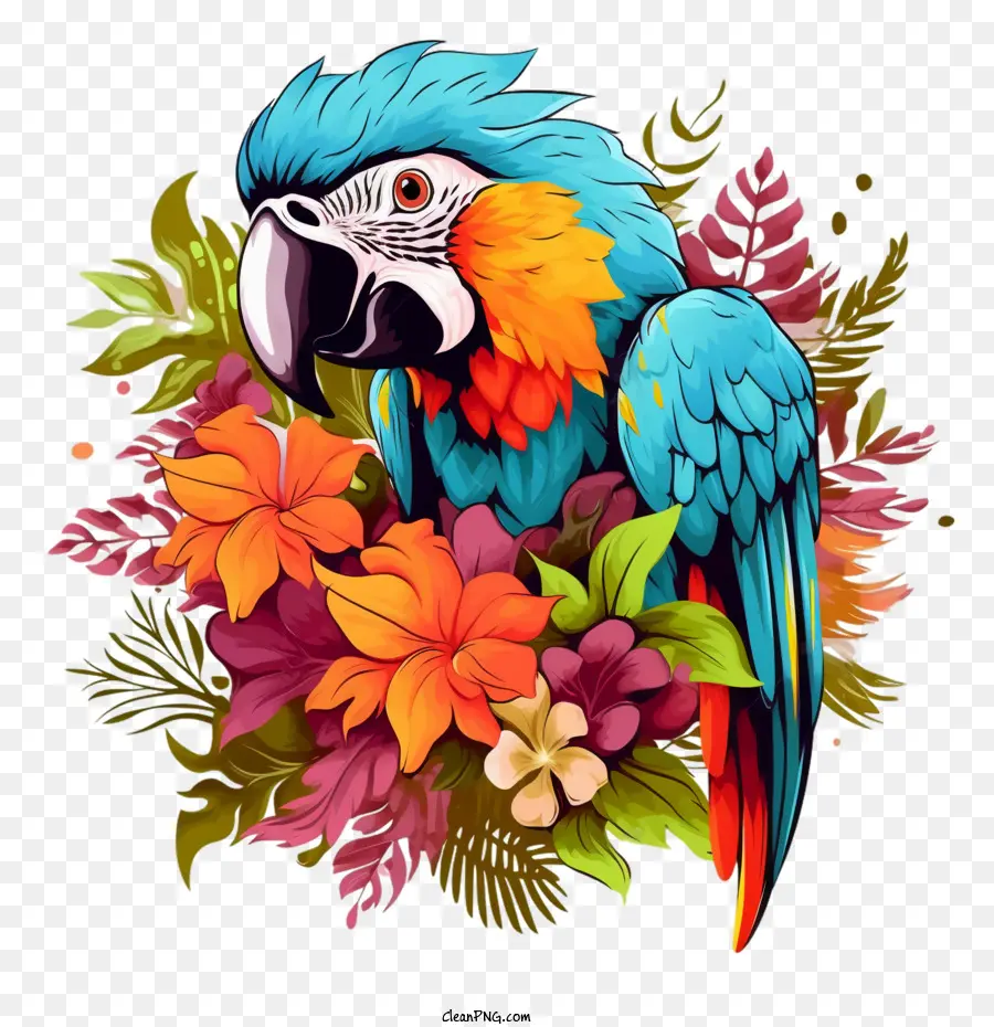 Попугай，тропический PNG