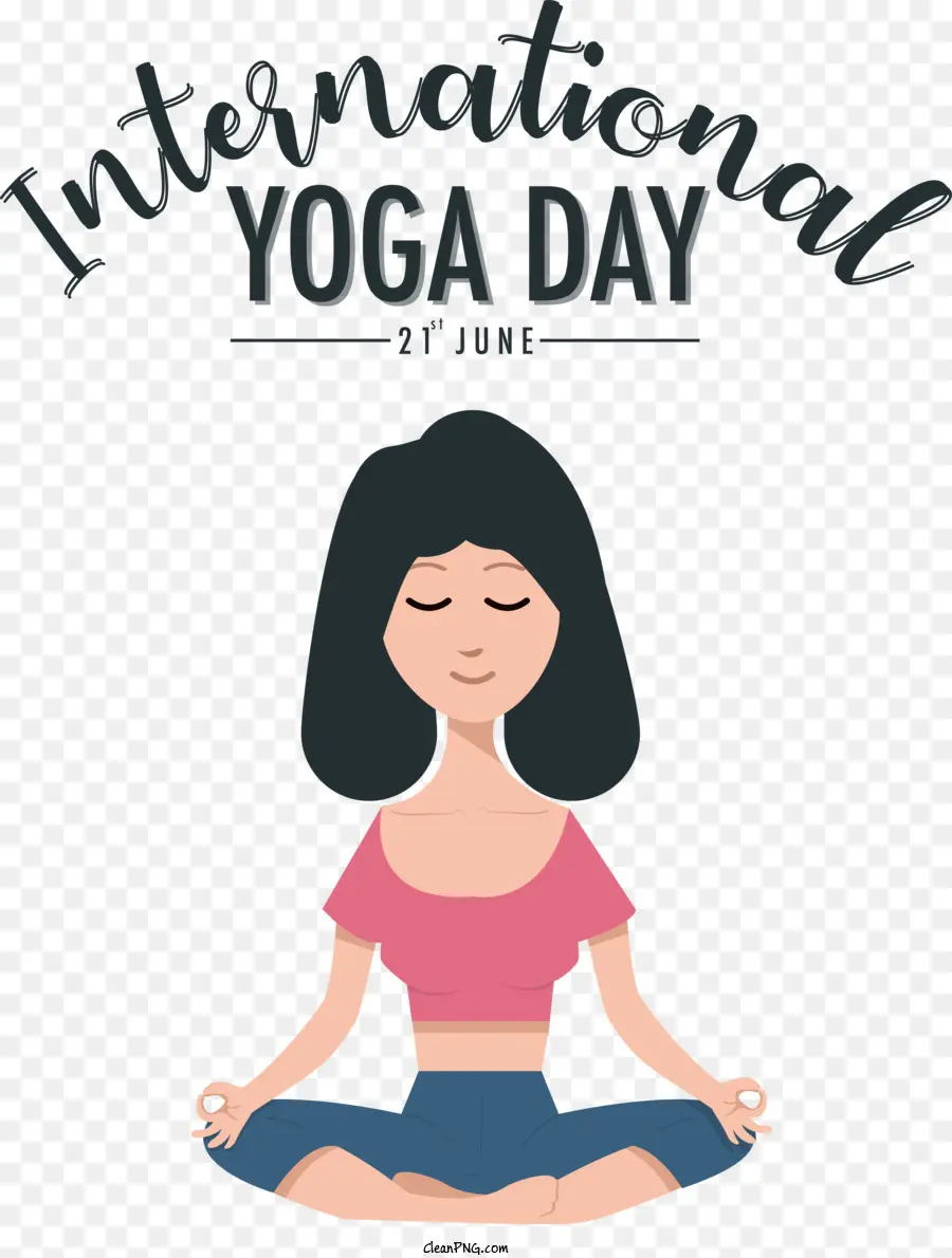 Международный день йоги，Международный День Йоги PNG