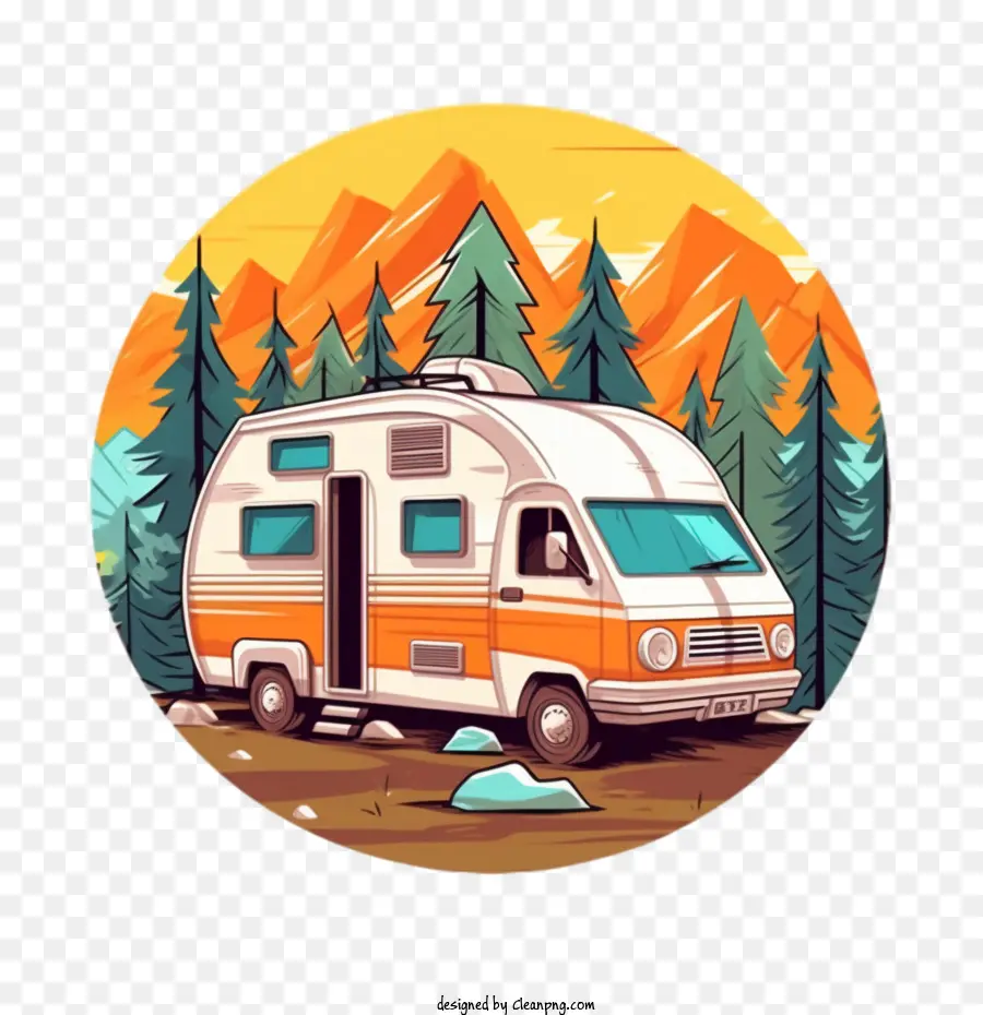 Кемпер Ван，Camper PNG