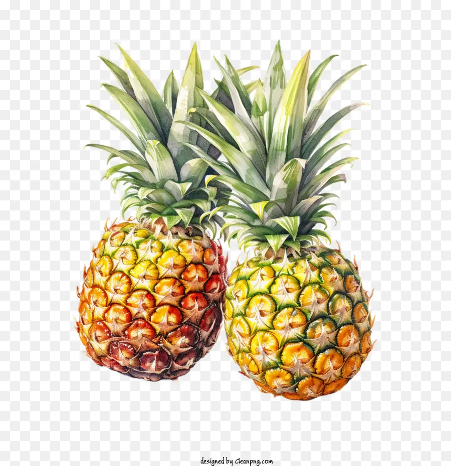 Pineapple，Фрукты PNG