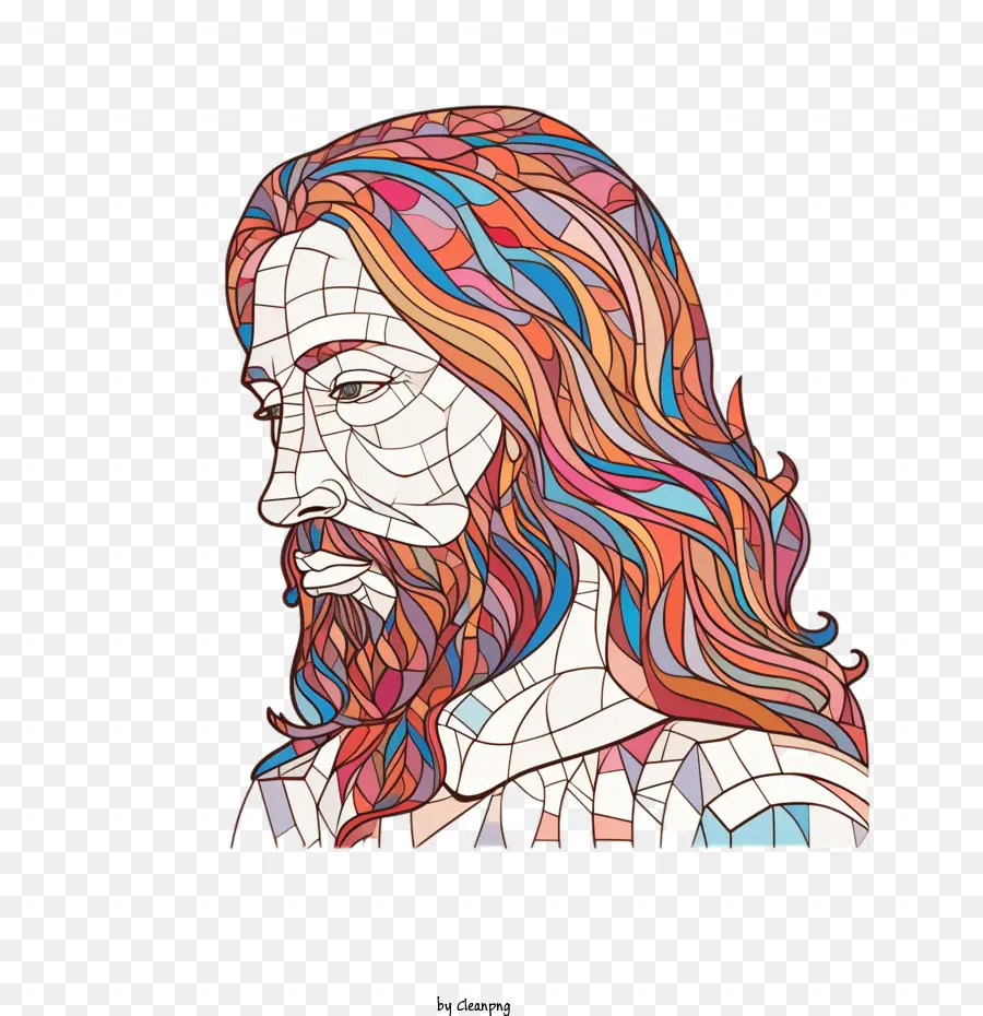 Иисус，красочные PNG