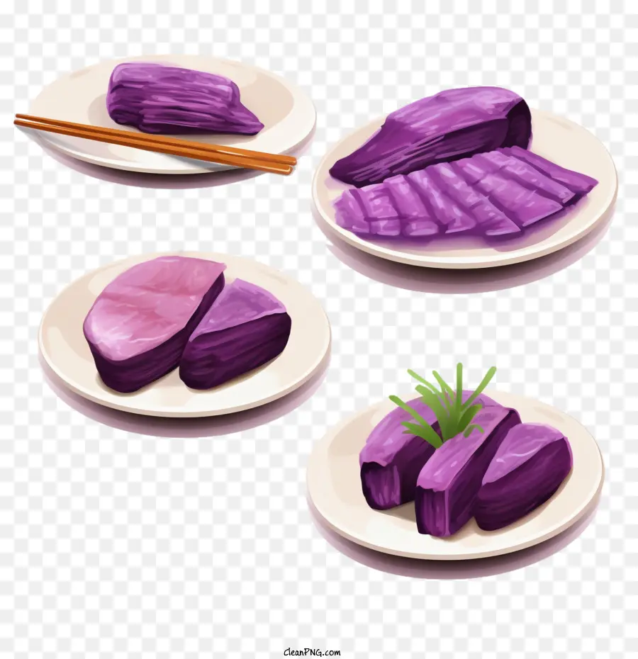 сладкий картофель，фиолетовая еда PNG